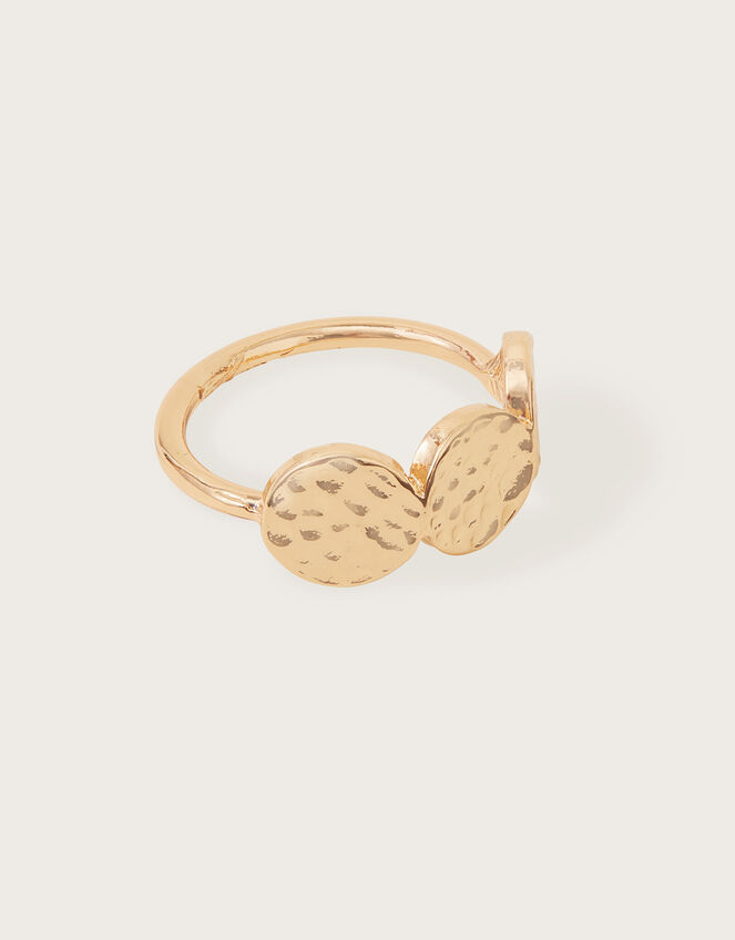 Textured Disc Ring, Gold (GOLD), large