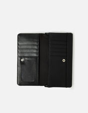 Appleton Suedette Wallet, Black (BLACK), large