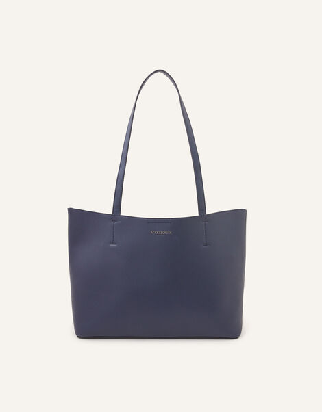 Classic Tote Bag Blue, Blue (NAVY), large