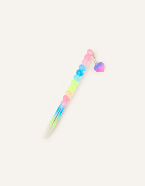 Rainbow Heart Charm Pen, , large