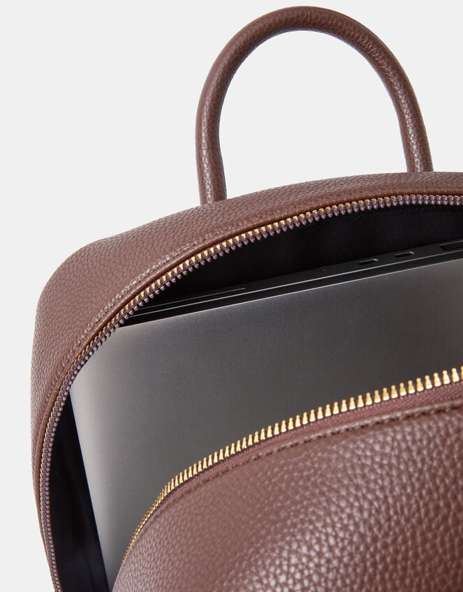 Bonnie Laptop Backpack, Brown (CHOCOLATE), large