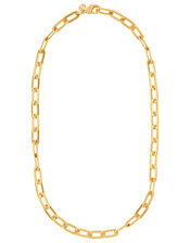 Gold-Plated Large Link Necklace, , large