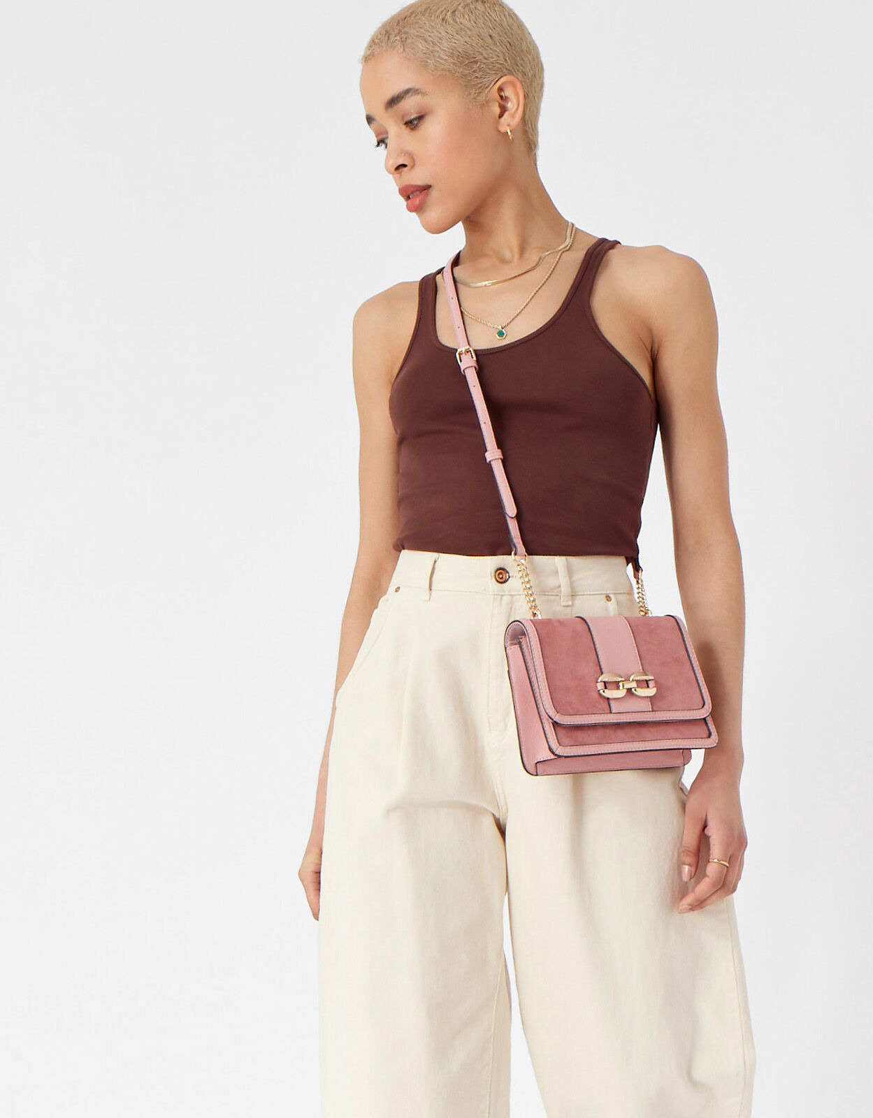 Chain and purse cross body bag on sale