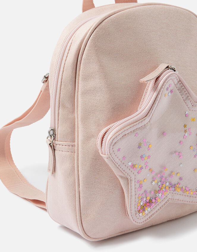 Girls Star Sequin Backpack, , large