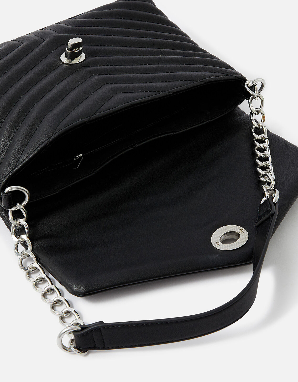 Quilted Chain Shoulder Bag Shoulder bags Accessorize UK