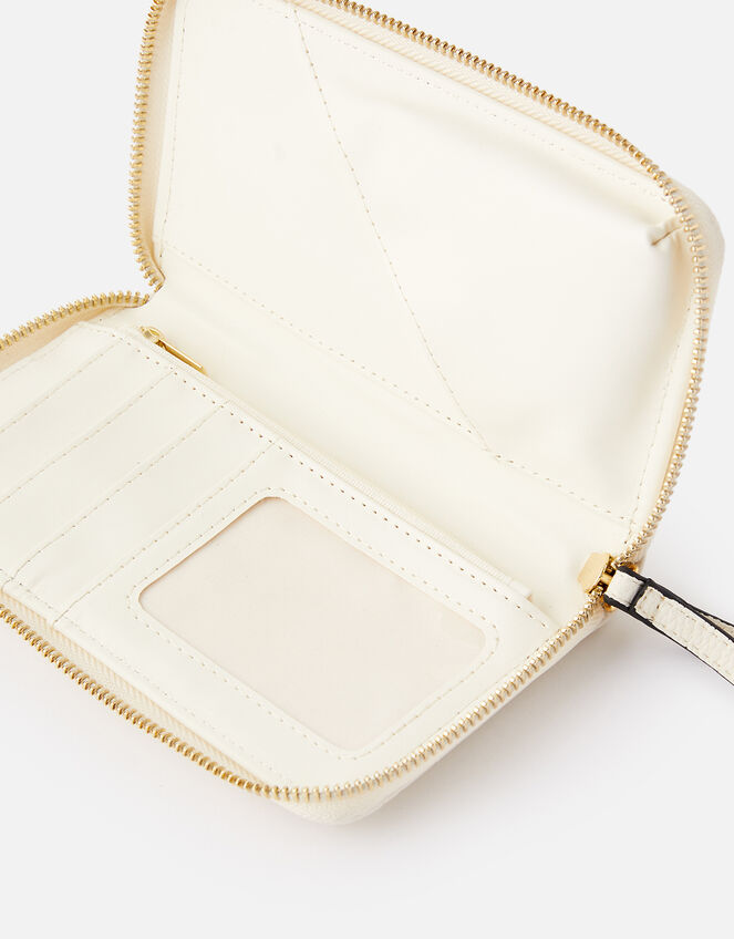 Quilted Phone Purse , Cream (CREAM), large