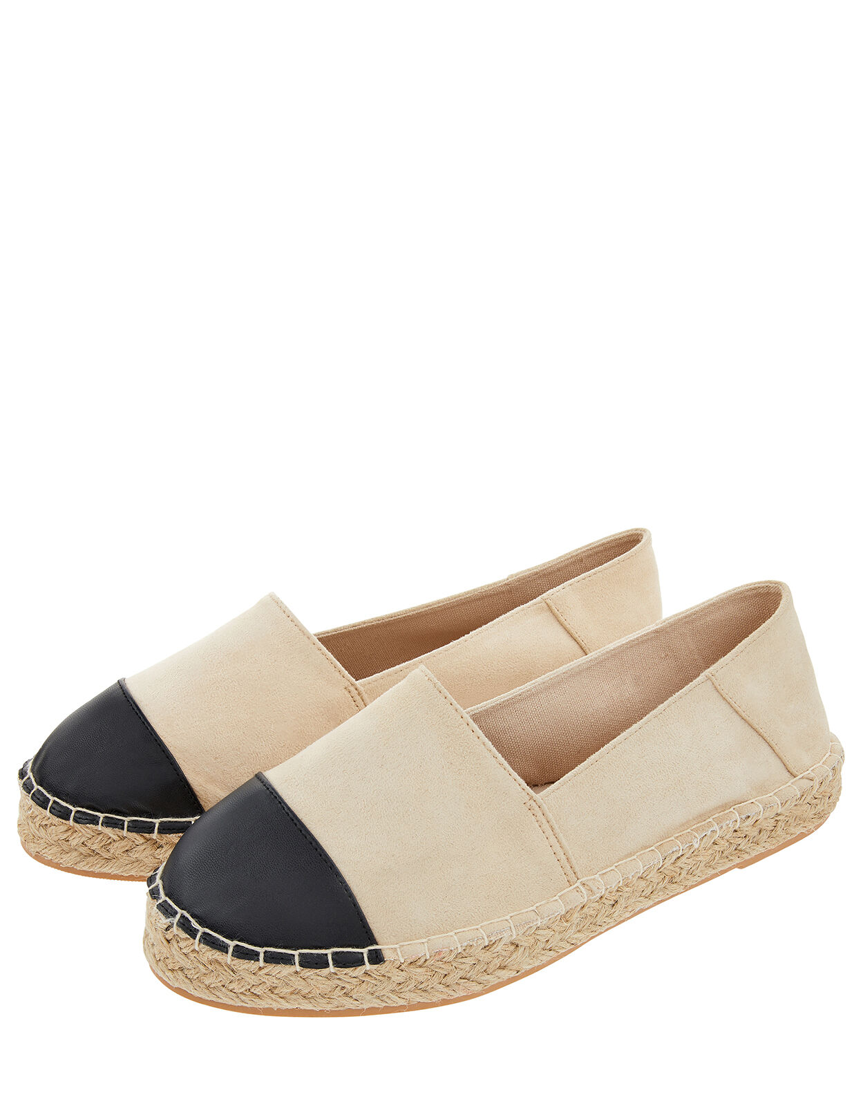 Nude and discount black espadrilles