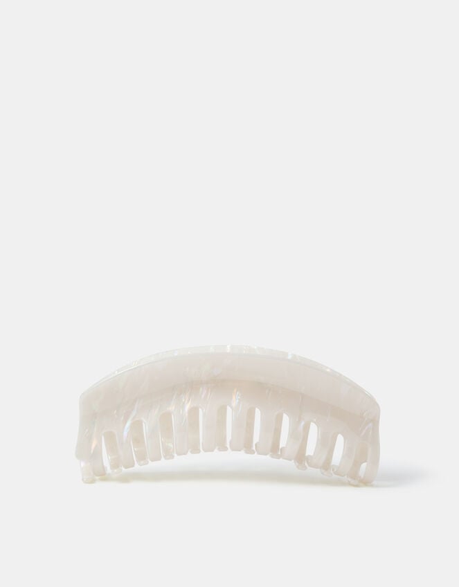 Curved Pearl Claw Clip, , large