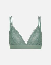 Lace Bralet, Green (KHAKI), large