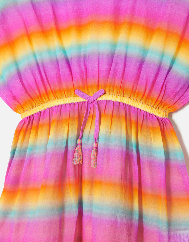 Ombre Rainbow Cotton Kaften, Multi (BRIGHTS-MULTI), large