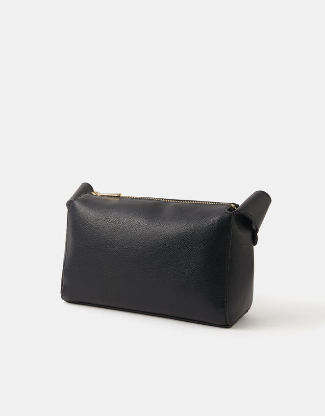 Plain Crossbody Bag, Black (BLACK), large