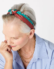 Printed Knot Headband, , large