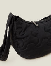 Large Quilted Cross-Body Bag, , large