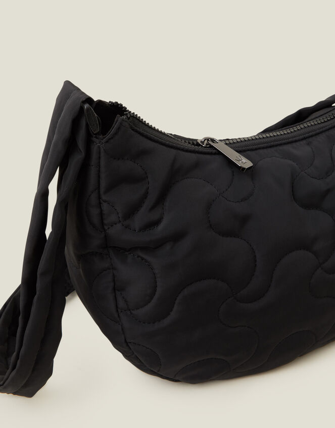 Large Quilted Cross-Body Bag, , large