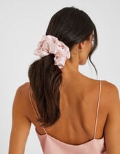 Oversized Satin Hair Scrunchie , , large