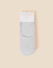 Supersoft Footsie Socks Set of Three, Grey (GREY), large