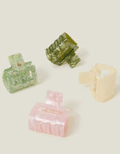 4-Pack Mini Resin Claw Clips, , large