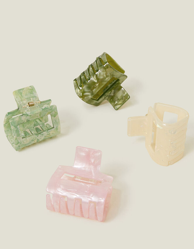 4-Pack Mini Resin Claw Clips, , large