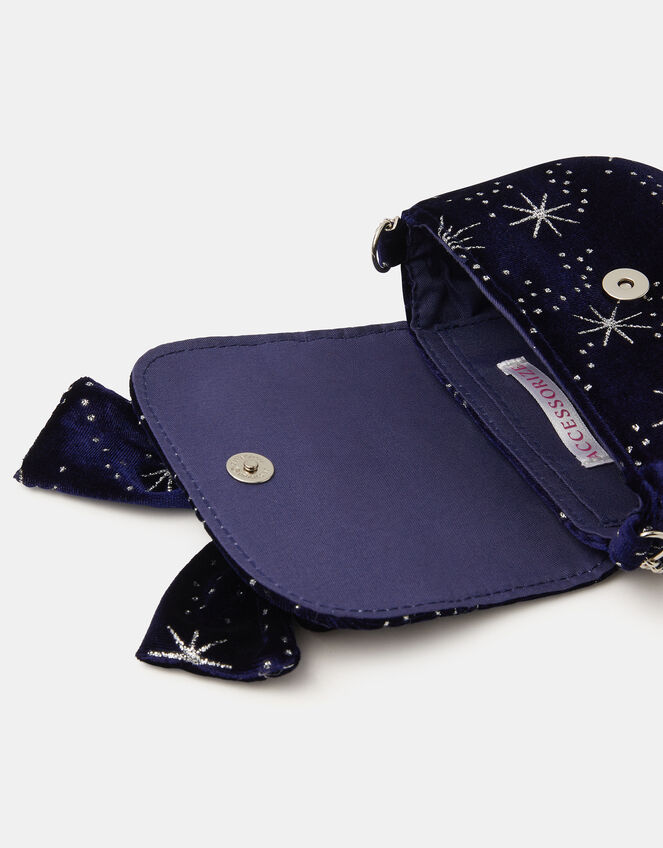 Girls Starburst Velvet Bag, , large