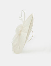 Bow Woven Disc Fascinator, , large