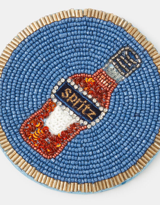 Beaded Spritz Coaster, , large