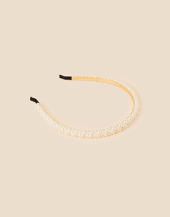 Slim Pearl Headband, , large