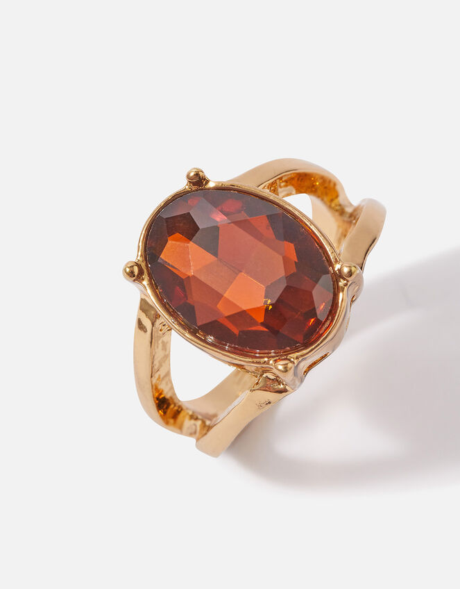 Statement Cocktail Ring, Orange (ORANGE), large