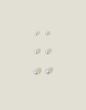 3-Pack Pearly Studs, , large
