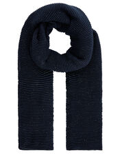 Glitter Pleated Scarf, , large