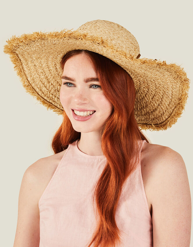 Raw Edge Floppy Hat, , large