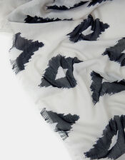 Lightweight Diamond Print Scarf, , large