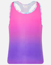 Girls Ombre Active Vest, Pink (PINK), large