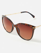 Flat Top Bamboo Arm Sunglasses, , large