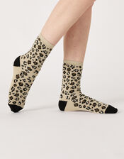 Animal Print Ankle Sock Set, , large