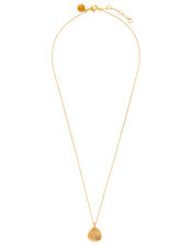 Gold-Plated Opal Zodiac Necklace - Pisces, , large