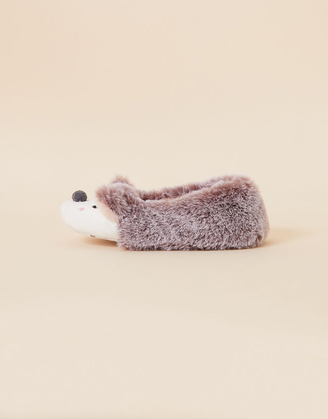 Girls Tiggy Hedgehog Slippers, Mink (MINK), large