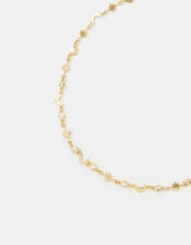 14ct Gold-Plated Celestial Choker Necklace, , large
