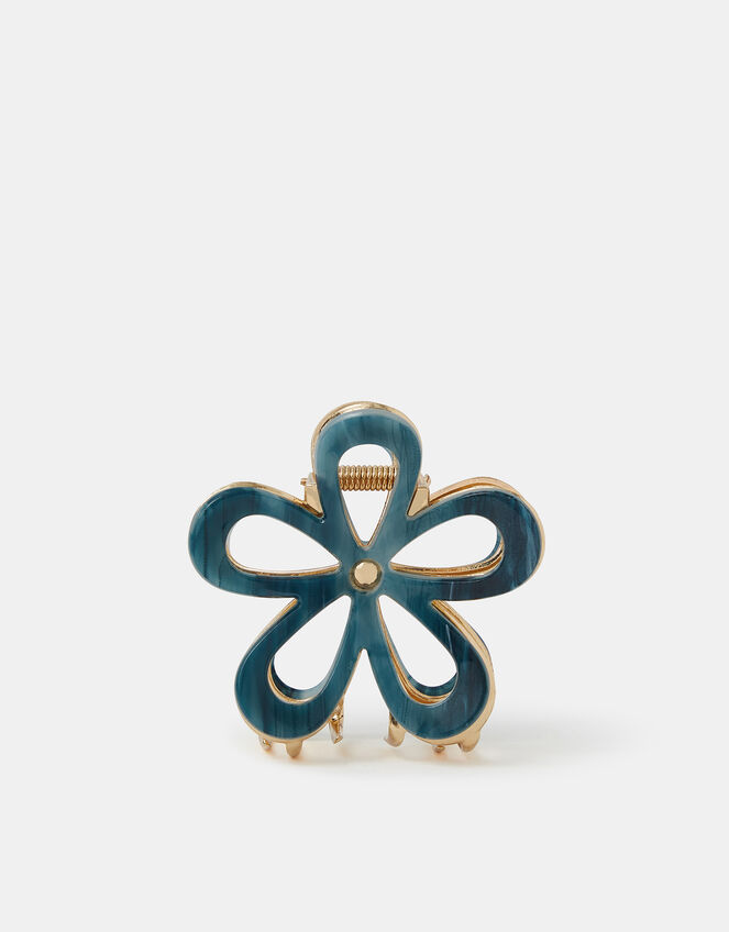 Cut Out Resin Flower Claw Clip, , large