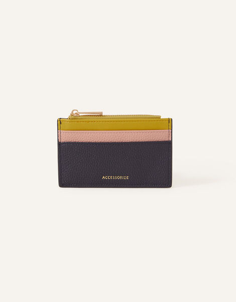 Burberry Unisex Multi-Color Leather Logo Print Credit Card Case