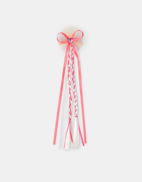 Neon Rosette Fake Hair Clip, , large
