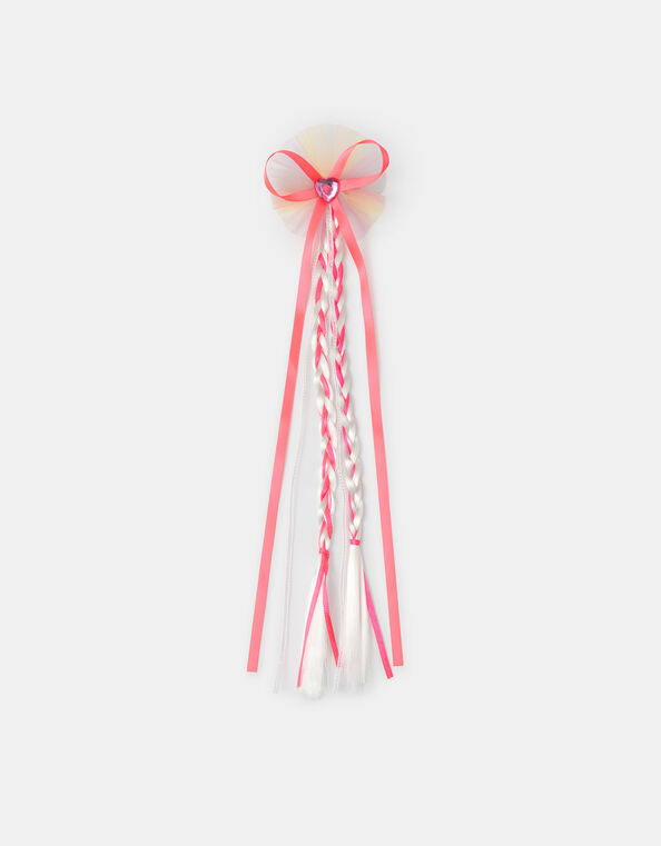 Neon Rosette Fake Hair Clip, , large