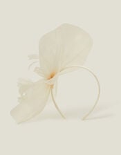 Mini Crin Fascinator, Ivory (IVORY), large