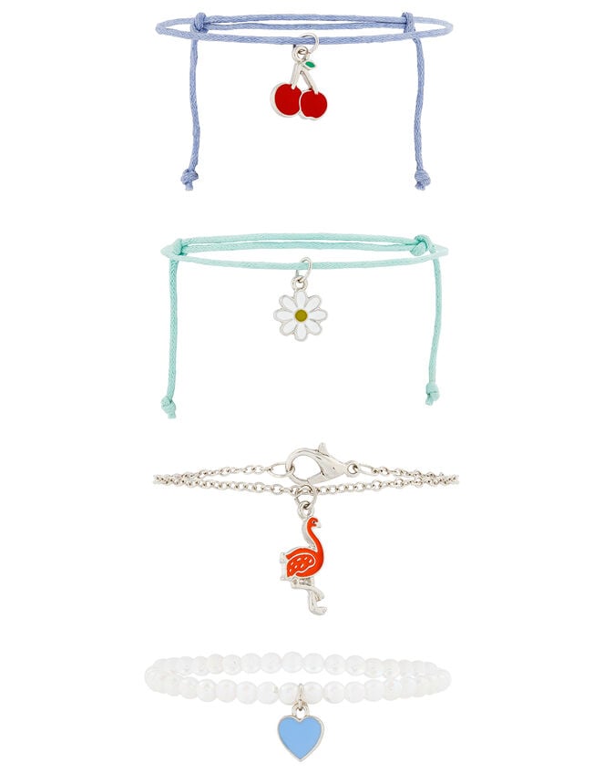 Flora Flamingo Friendship Bracelet Set | Girls bracelets | Accessorize ...