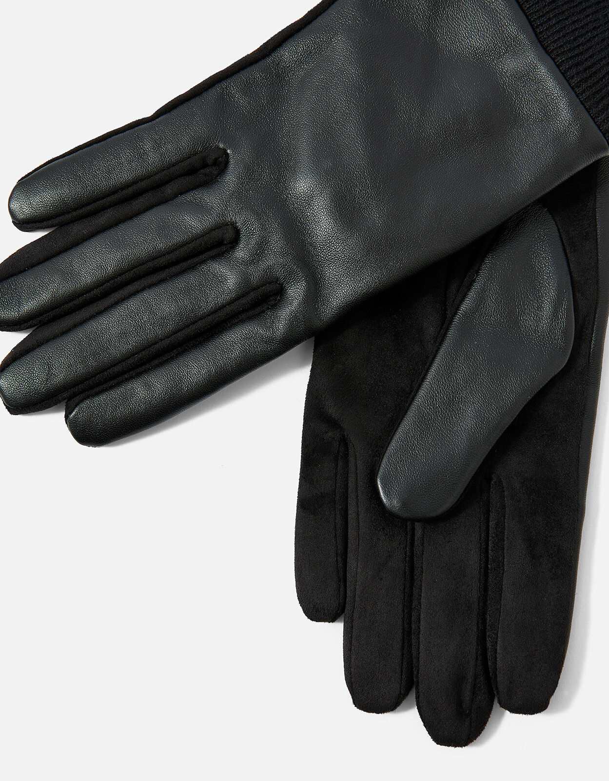 Accessoires Handschoenen & wanten Rijhandschoenen Woman's Size 7 Made in Italy  Black Kid Leather Unlined Gloves with Gold Plated Black Enamel Insert Appliques Black Leather Driving Glove 