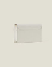 Envelope Cross-Body Bag, White (WHITE), large