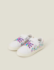 Girls Spring Garden Trainers, Multi (PASTEL MULTI), large
