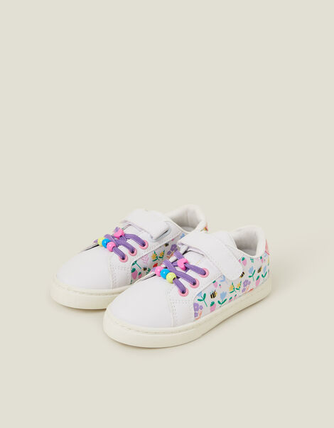 Girls Spring Garden Trainers, Multi (PASTEL MULTI), large