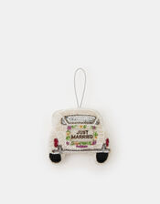 Just Married Car Christmas Tree Decoration, , large
