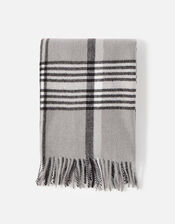 London Check Blanket Scarf, , large