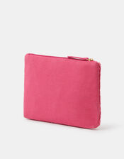 Floral Beaded Pouch, , large